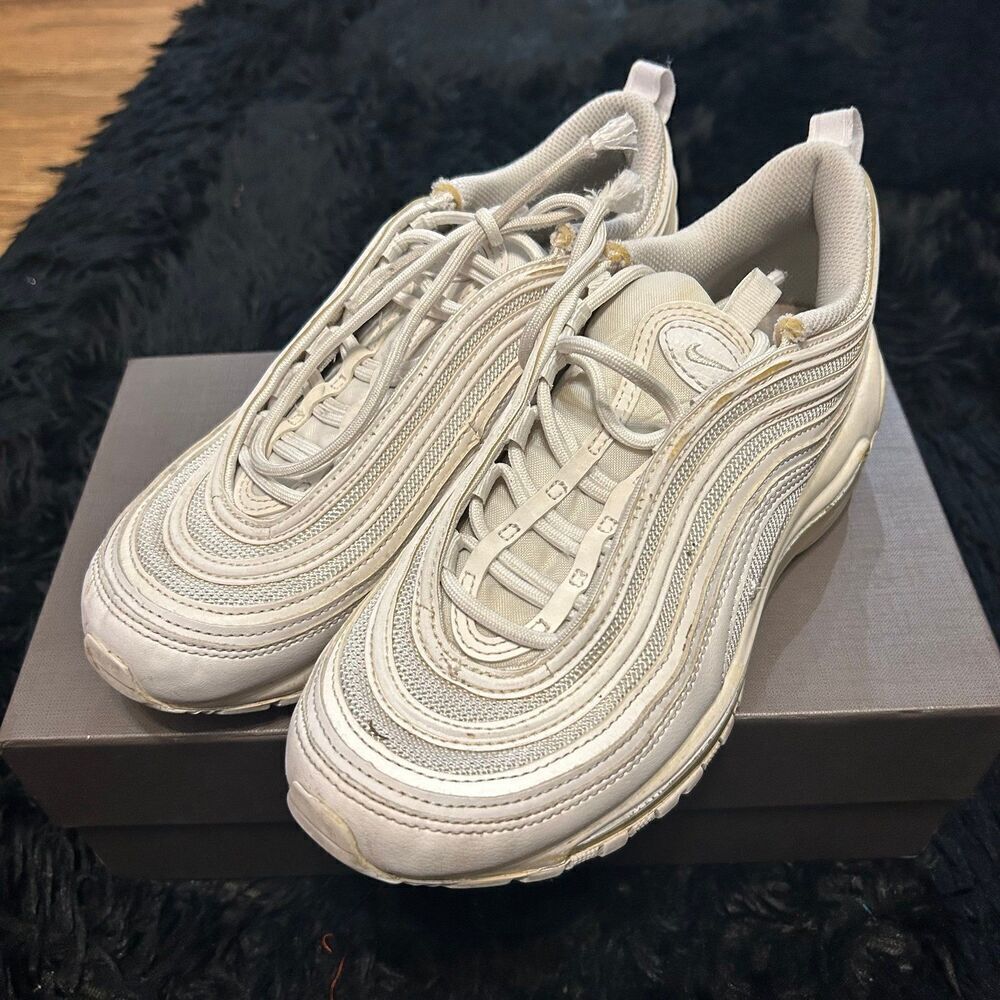 NIKE Air Max 97 white lace up shoes sneakers women’s 7.5